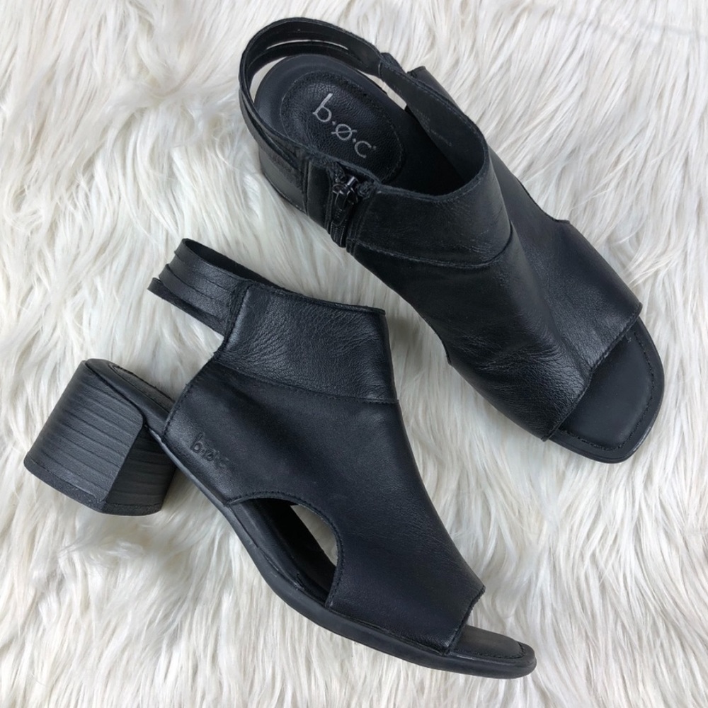 Born black shoes with slight heel, very comfy